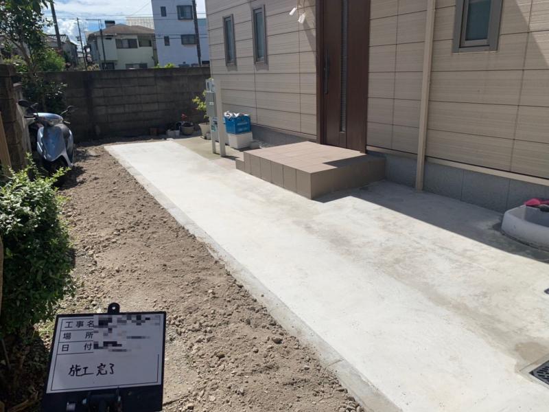 土間コンクリート工事